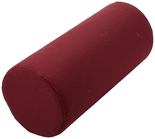 Sammons Preston 37966 Firm Lumbar Roll with Adjustable Strap for Lower Back Pain Relief, Burgundy