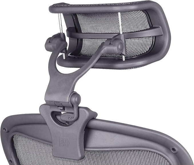 Engineered Now The Original Headrest for The Herman Miller Aeron Chair (H4 for Remastered, Carbon)