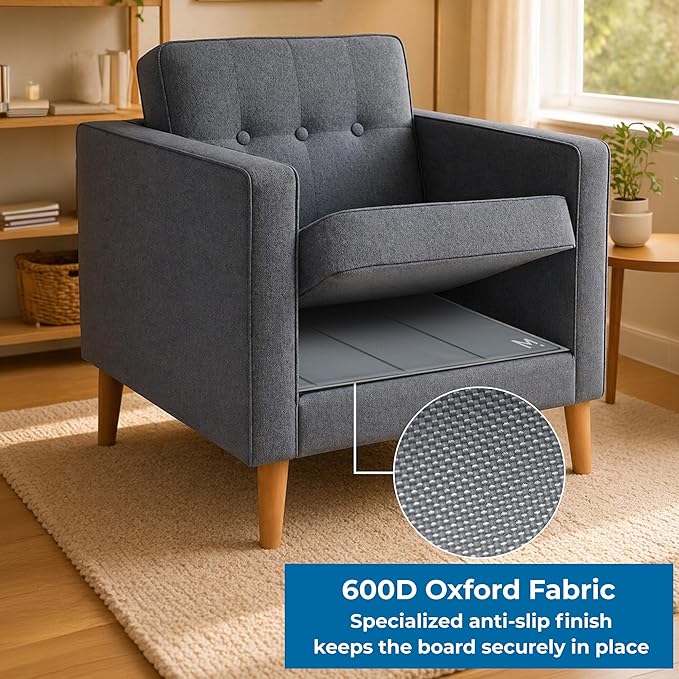 Heavy Duty Chair Cushion Support for Sagging Cushions (17x22) Reinforced Plywood Chair Seat Support for Sagging Seat, Under Foam Firming Boards for Recliner and Armchair Saver Stiffener Reinforcement
