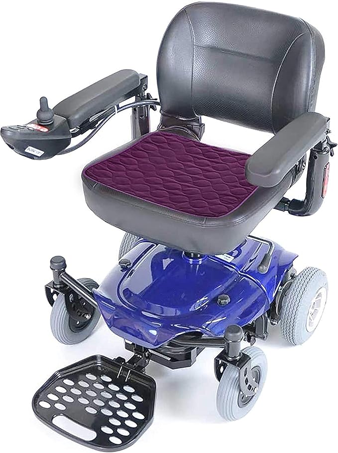 RMS Washable Reusable Incontinence Chair Pad (Ruby Red)