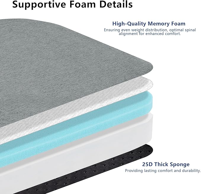 Nordjager Chair Cushions for Dining Chair Seat Set of 4, Memory Foam Chair Pads Help You Relief from Sedentary Discomfort in The Office or Kitchen and Dining Rooms(17" x 16" x 2.5", Dark Grey)