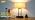 BesLowe 16’’ Table Lamp for Bedroom, Bedside Nightstand Lamp with LED Bulb
