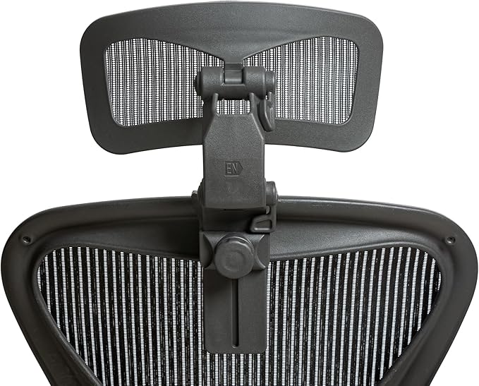 Engineered Now The Original Headrest for The Herman Miller Aeron Chair (HW, Onyx)