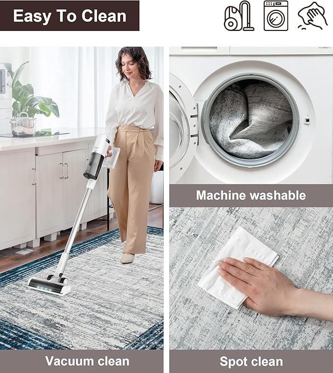 chakme Office Chair Mat for Hardwood Floor, 60"x45" Easy Glide Computer Desk Mat Protector for Rolling Chair Under Desk Rug Nonslip Backing, Machine Wash, (Square)