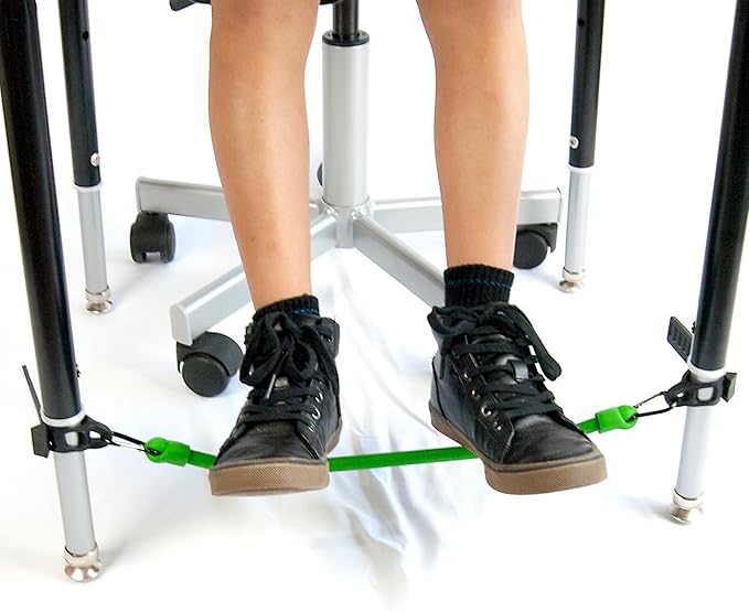 KICK BANDS Desk Fidget Bands for Kids - Alternative Flexible Seating Classroom Supplies for Elementary School Students - Kickbands ADHD Foot Sensory Fidgets for Classroom Desks by Solace