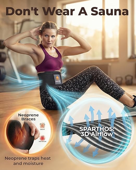 Sparthos Back Support Belt - Immediate Relief from Back Pain, Sciatica, Herniated Disc - Breathable Brace With Lumbar Pad - Lower Backbrace For Home & Lifting At Work - For Men & Women - (X-Small)