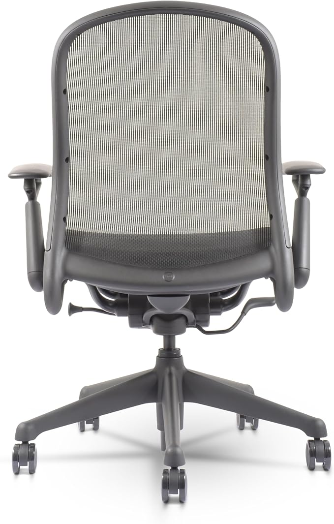Knoll Chadwick Task Chair - Adjustable Height Upholstered Waterfall Edge Seat, Lumbar Support Backrest, Steel Base, Repackaged Ergonomic Office Chairs, Comfortable Seating Solution