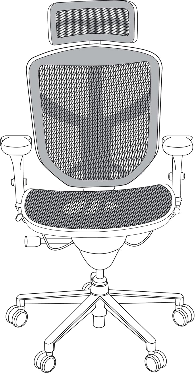 WorkPro® Quantum 9000 Series Ergonomic Mesh High-Back Executive Office Chair, Black, BIFMA Compliant