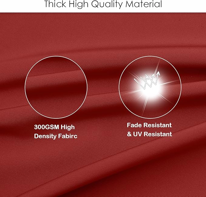 idee-home Outdoor Chair Cushions Set of 4, Thick 19" x 19" x 2" Outdoor Seat Cushions Patio Furniture Waterproof with Ties, Dining Pads