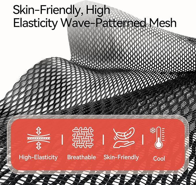 SIHOO B100 PRO Ergonomic Office Chair with Footrest, Mesh Office Chair with Adaptive Lumbar Support, Computer Chair with Wide Headrest, Desk Chair with 360° Rotatable Flip-Up Armrests, Jet Black