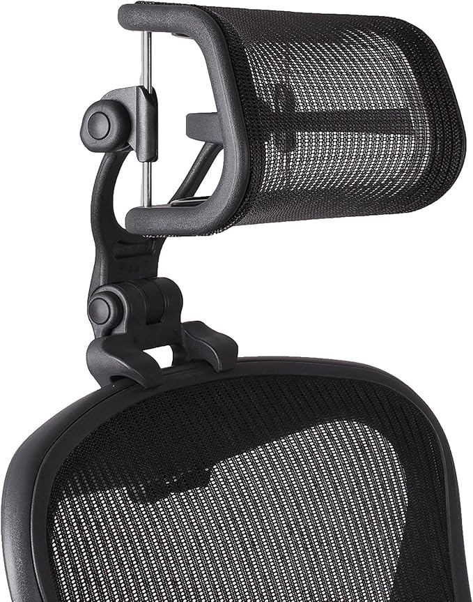 Engineered Now The Original Headrest for The Herman Miller Aeron Chair (H4 for Classic, Carbon)