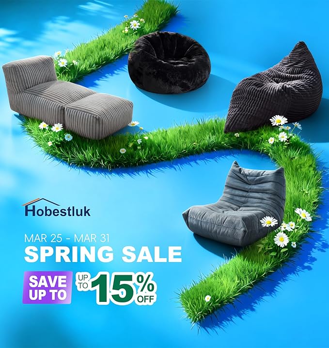 Hobestluk 152" Cloud Modular Sectional Couch 4-Seater Sofa with Ottomans U Shaped Couches Deep Seat Boneless Sofa for Living Room (Dark Grey, 4-Seater Sofa with Two Ottomans)