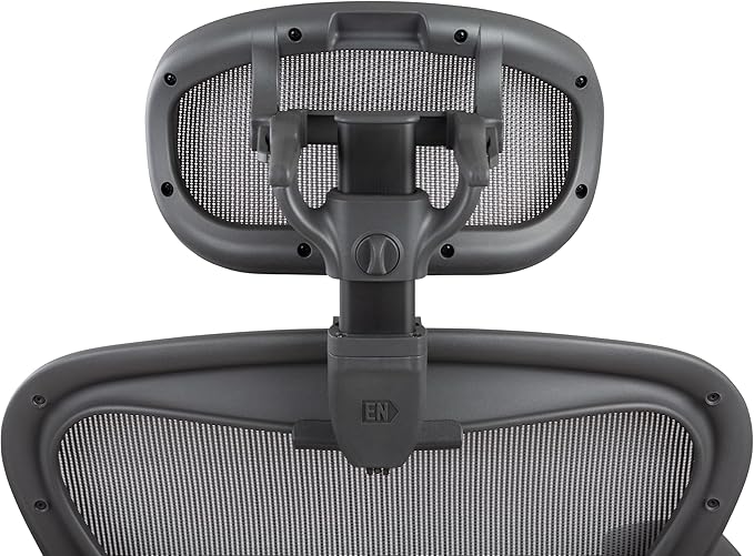 Engineered Now The Original Headrest for The Herman Miller Aeron Chair - The New H6 Model - Remastered Graphite