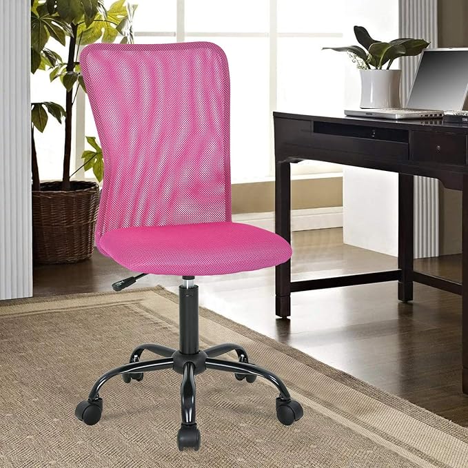 Home Office Desk Chair Ergonomic Mesh Computer Gaming Chair with Back Support Modern Executive Mid Back Rolling Swivel Chair for Men&Women