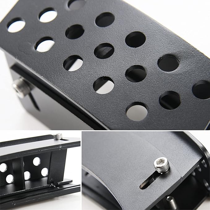 Anti-Slip Gas Pedal Extender Covers Adjustable Foot Rest Accelerator Pads for 2007-2020 Jeep Wrangler JK JKU JL JLU JT, 1PC
