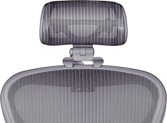 Engineered Now The Original Headrest for The Herman Miller Aeron Chair (H3 for Remastered, Carbon)