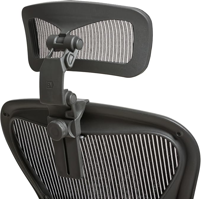 Engineered Now The Original Headrest for The Herman Miller Aeron Chair (HW, Onyx)