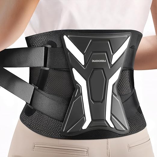 Back Brace for Men & Women - Lower Back Pain Relief, Sciatica Pain Relief, Herniated Disc, Scoliosis - Breathable Back Support Brace with 26° Ergonomic Bionic Curve Support Stays - XL