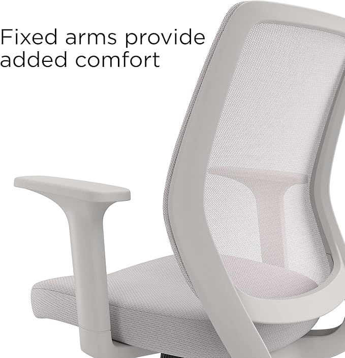 Staples Ergonomic Task Chair, Mesh, Gray