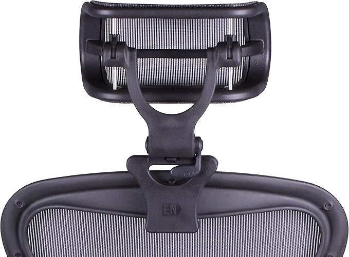 Engineered Now The Original Headrest for The Herman Miller Aeron Chair (H4 for Remastered, Graphite)