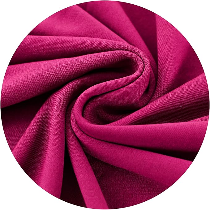 DIVA EN CAMINO DEC Universal Spandex Computer Chair Slipcover - Stretchable Desk Office Chair Seat Cushion Covers - Removable Washable Cushion Protectors for Dogs, Cats, Pets (Hot Pink)