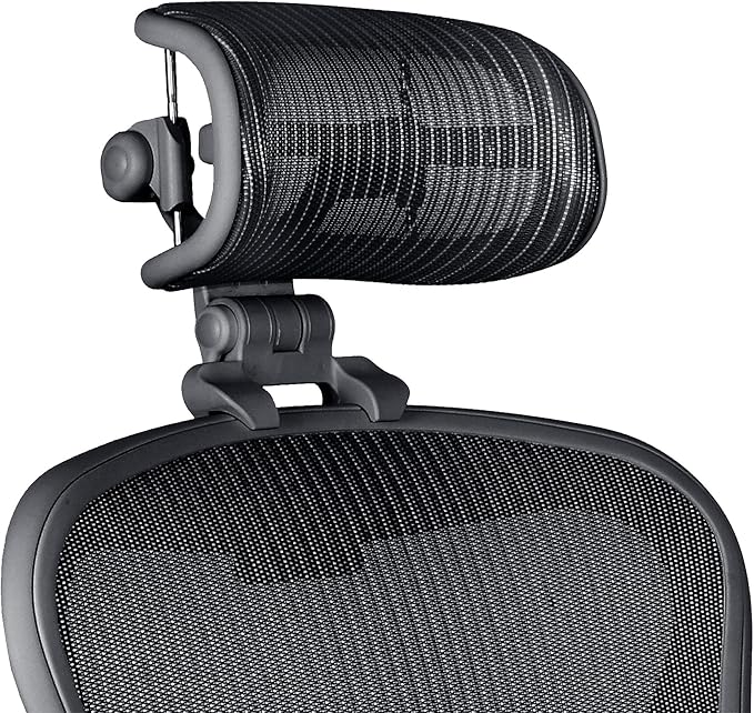Engineered Now The Original Headrest for The Herman Miller Aeron Chair (H3 for Remastered, Onyx)