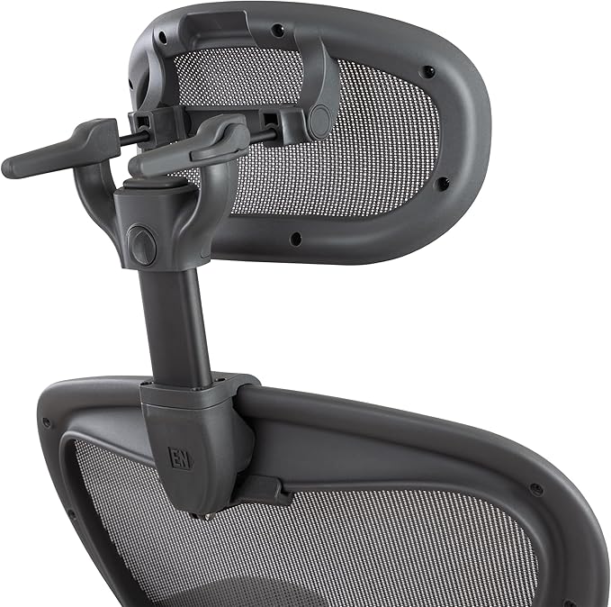 Engineered Now The Original Headrest for The Herman Miller Aeron Chair - The New H6 Model - Remastered Graphite