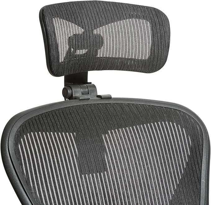 Engineered Now The Original Headrest for The Herman Miller Aeron Chair (HW, Onyx)