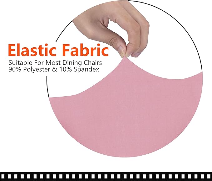 SARAFLORA Office Chair Covers- Medium, Pink- Removable Computer Chair Cover for Office Chair with Zipper for Universal RotatingChair Desk Chairs Cover Seat Washable Protector for Pets