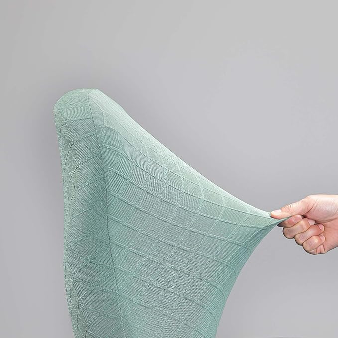 Melaluxe Office Chair Cover with Armrest Covers， Universal Stretch Desk Chair Cover, Computer Chair Slipcovers (Size: L) - Matcha