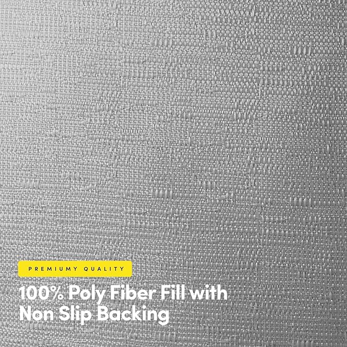 Rocking Chair Cushion Premium Pads Non Skid Slip Backed Set of Upper and Lower with Ties