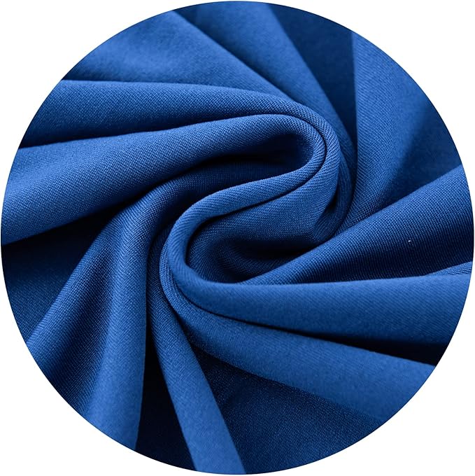 DIVA EN CAMINO DEC Stretchable Desk Office Chair Seat Cushion Covers - Universal Spandex Computer Chair Slipcover - Anti-Scratch Dogs, Cats, Pets Removable Washable Cushion Protectors (Royal Blue)