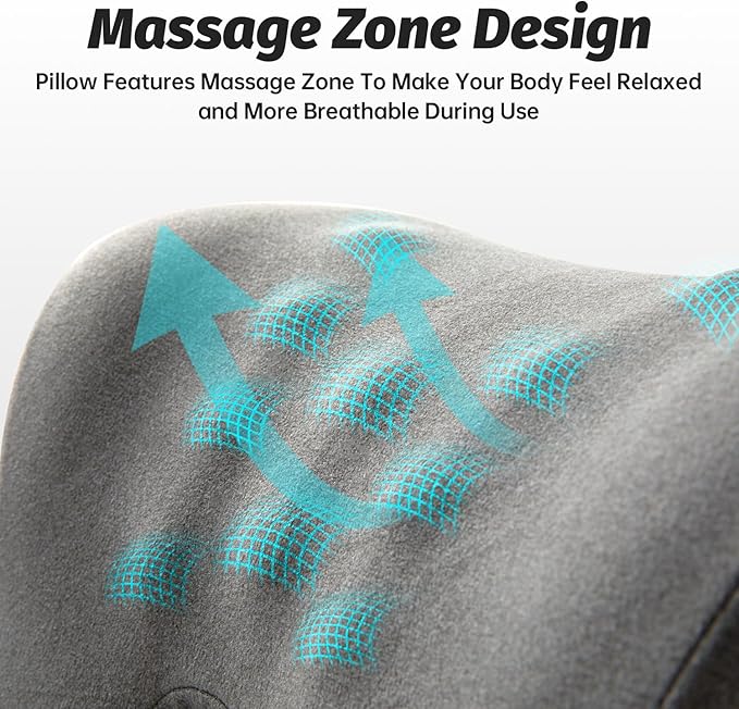 xiaomubiao Headrest Office Chair Neck Pillow Ergonomic Memory Foam Desk Pillow for Napping - Multifunctional Comfort for Adult Workstations,Neck Support Pillow Chair for Car, Office, Gaming