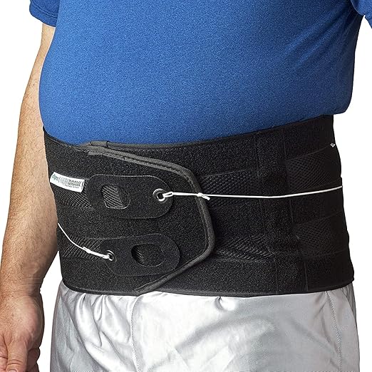 ASPEN Medical Products Quikdraw PRO Back Brace with Pulley System Lower-Back and Lumbar Pain Relief for Men and Women, Breathable Lumbar Brace, Small