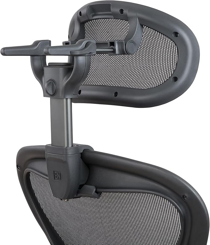 Engineered Now The Original Headrest for The Herman Miller Aeron Chair - The New H6 Model - Remastered Onyx