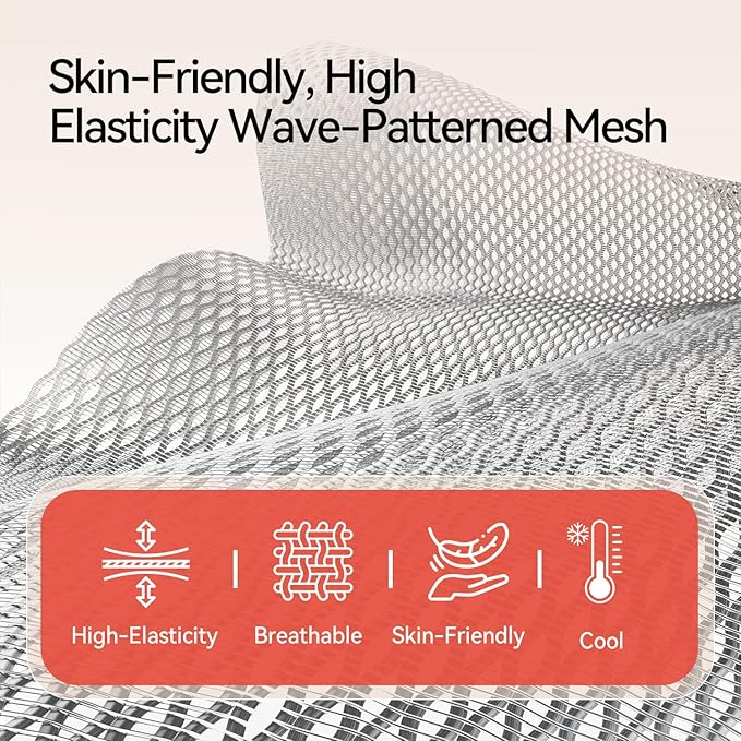 SIHOO B100 PRO Mesh Office Chair with Footrest, Ergonomic Office Chair with Adaptive Lumbar Support, Desk Chair with Wide Headrest, Computer Chair with 360° Rotatable Flip-Up Armrests, Light Grey