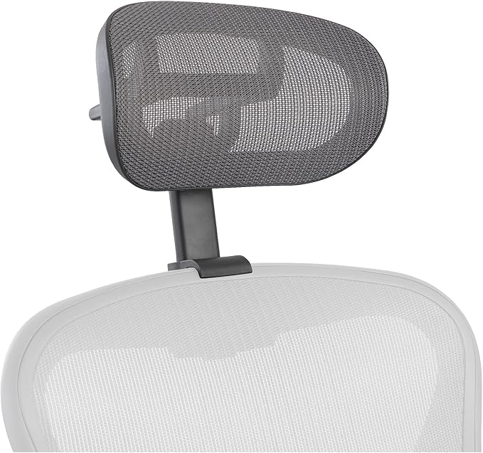 Engineered Now The Original Headrest for The Herman Miller Aeron Chair - The New H6 Model - Remastered Graphite