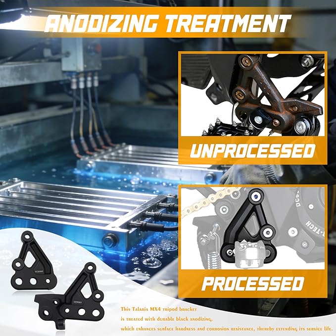 Dirt Bike Foot Rest Bracket Adjustable Foot Pegs Compatible With Talaria Sting MX3 MX4 Electric Vehicle E-Bike