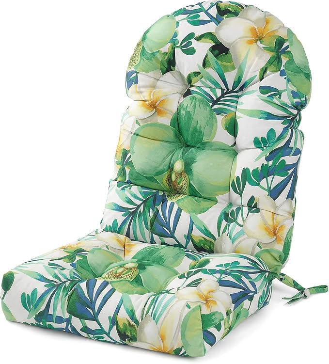 mudilun Adirondack Chair Cushions Non-Slip Indoor Rocking Chair Cushion with Ties Tufted Adirondack Chair Pads for Bedroom Living Room Porch Rocker