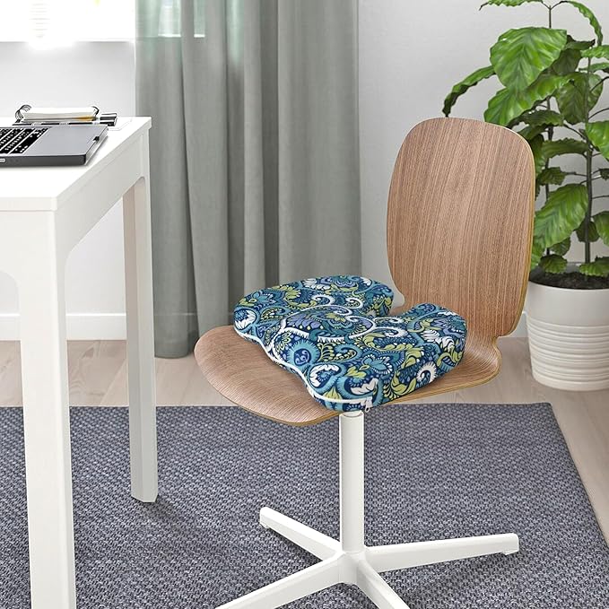 Pressure Relief Cushion, Memory Foam Seat Cushion for Tailbone Pain Relief Coccyx Cushion for Sciatica Pain Ergonomic Seat Cushion for Office Desk Chair, Flower5