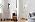 ELYONA Dimmable Tripod Floor Lamp with Table, Wood Standing Lamp with Adjustable Metal Shade, Modern End Table with Reading Light for Livingroom, Bedroom, Office, LED Bulb Included, Black & Brown