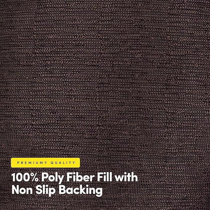 Rocking Chair Cushion Premium Pads Non Skid Slip Backed Set of Upper and Lower with Ties