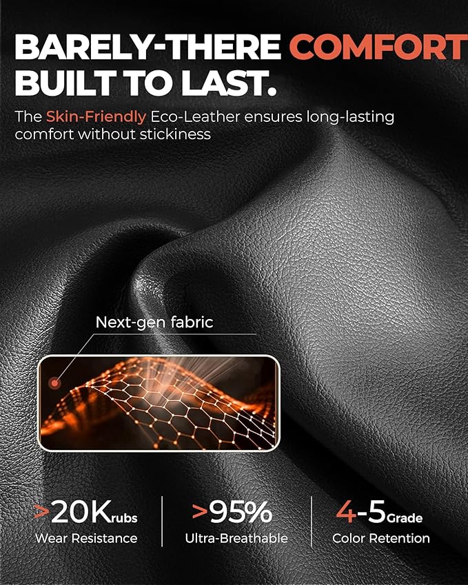 GTPLAYER Gaming Chair with Footrest, Big and Tall Game Chair 350lb Racing Style Computer Chair, Ergonomic Executive Office Chair High Back with Lumbar Support and Recliner, Black