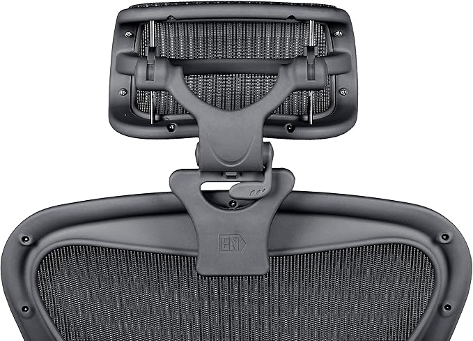 Engineered Now The Original Headrest for The Herman Miller Aeron Chair (H3 for Remastered, Onyx)