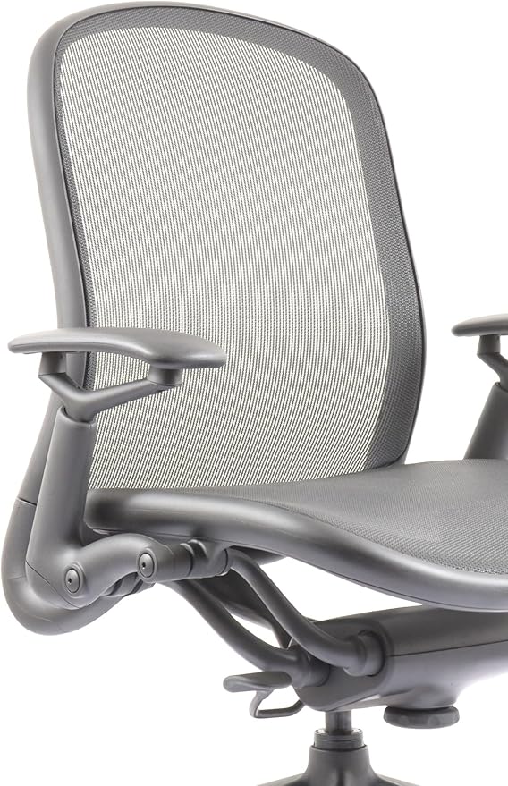 Knoll Chadwick Task Chair - Adjustable Height Upholstered Waterfall Edge Seat, Lumbar Support Backrest, Steel Base, Repackaged Ergonomic Office Chairs, Comfortable Seating Solution