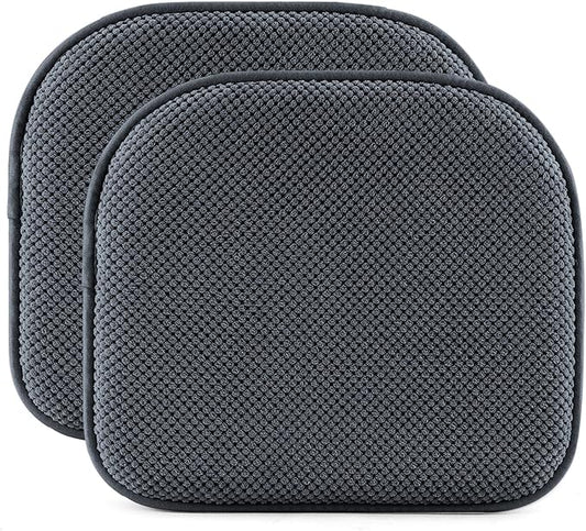 SWEMSTAR Chair Cushions - 15"*17" Kitchen Dining Chair Pads Foam Seat Cushion for Chairs Barstool Cushions Non Slip Seat Pad