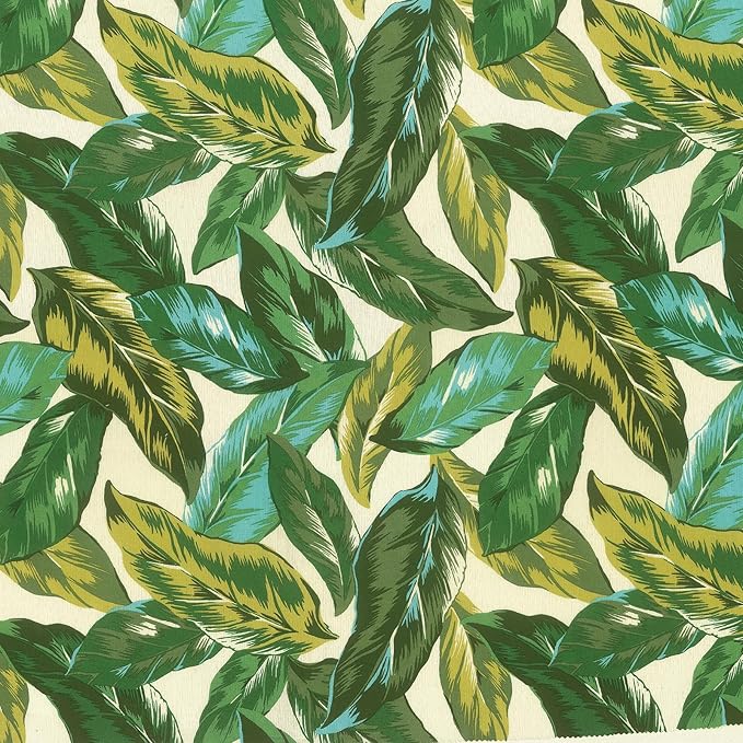 LVTXIII Outdoor Chair Cushions, Water Repellent Patio Furniture Cushions Outdoor Chair Pads with Ties for Dining Chairs and Garden Furniture, 18.5"x16"x2" Set of 4, Lush Leaf Jungle