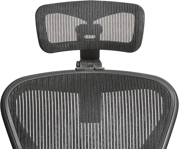 Engineered Now The Original Headrest for The Herman Miller Aeron Chair (HW, Onyx)
