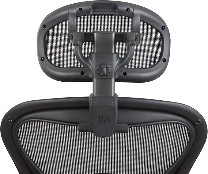 Engineered Now The Original Headrest for The Herman Miller Aeron Chair - The New H6 Model - Remastered Onyx