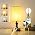 Bedside Table lamp Dimmable with Charging Station, Small end Desk Nightstand Lamps with USB Ports and outlets for Bedroom Living Room Office Reading Gifts Home Decorative LED Edison Bulb Included